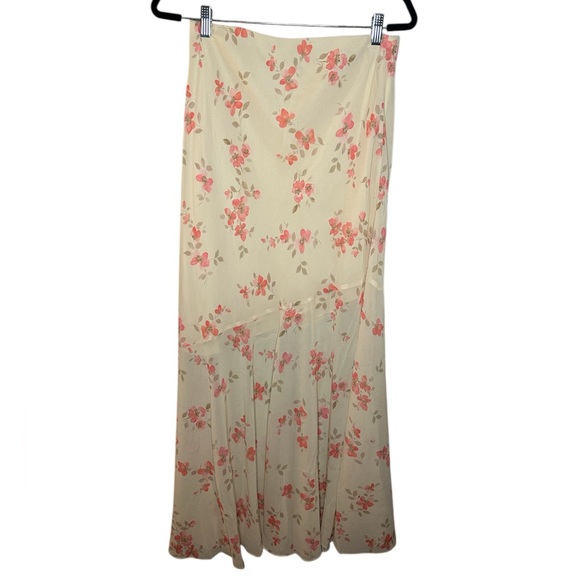 NEW Rumored Ex-BoyfriendBoxer Banana Boat Floral Tiered High-Waisted Maxi Skirt - Picture 3 of 4